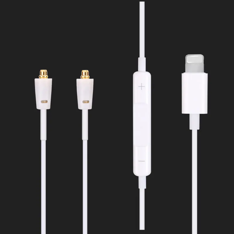 

Аудиокабель с дистанционным микрофоном для FiiO F5 F9 F9SE F9Pro FH1 FH5 FA7 FA1 FH7 подходит для iPhone 11/11Pro/Xs/XR/X/8 Plus/8/7/7 Plus