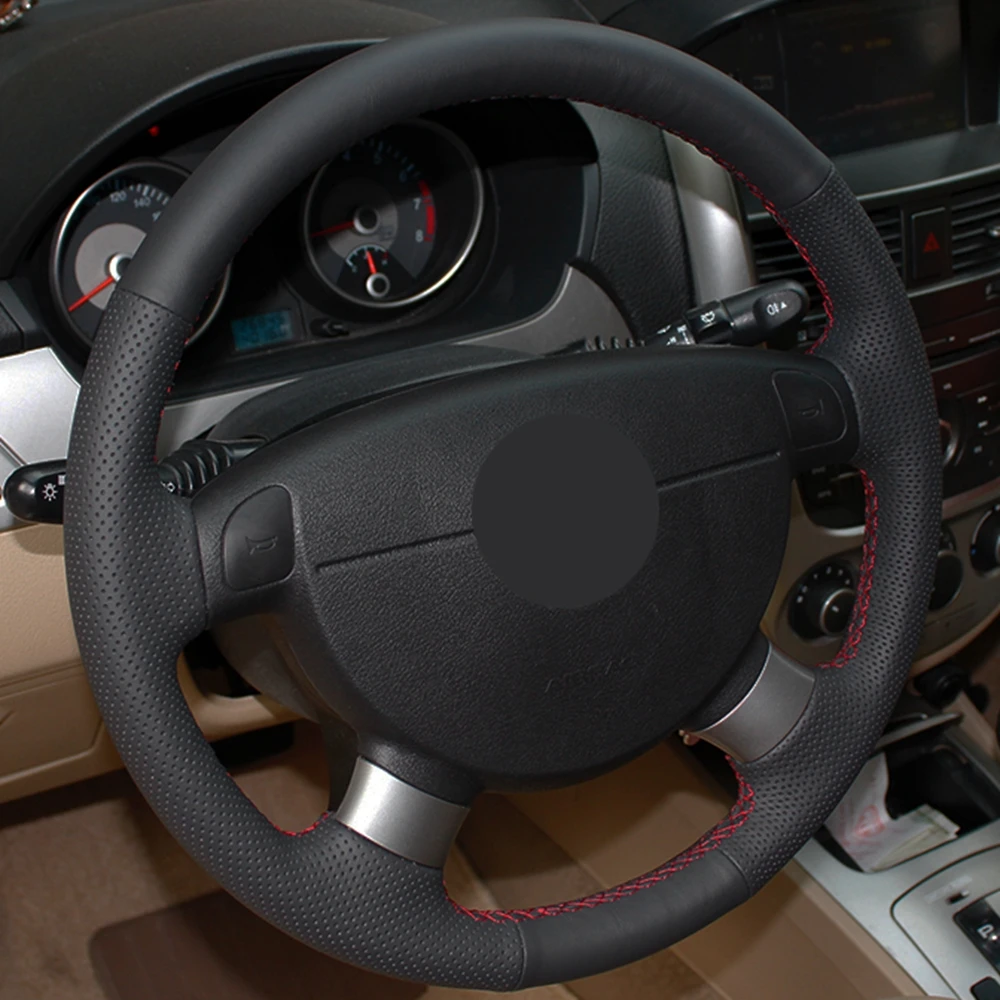 car steering wheel cover artificial leather for chevrolet aveo lova buick excelle daewoo gentra 2013 2015 lacetti 2006 2012 free global shipping
