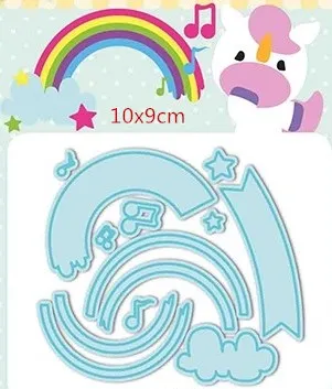 

Радужная вырубка металла девушка сделай сам Скрапбукинг Декоративные бумажные карточки ремесло тиснение