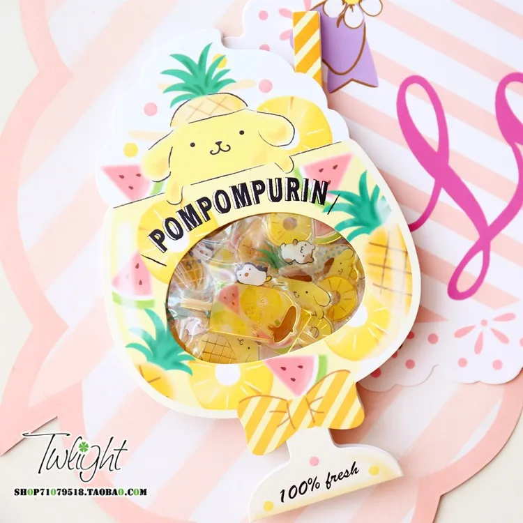 Melody Cinnomoroll Pompom Puri наклейки для ноутбука водонепроницаемые багажные наклейки для телефона скейтборд#1915 Детская Классическая Игрушка