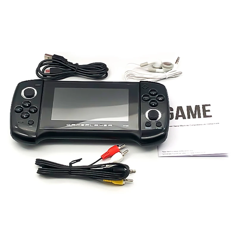

AM05-Video Game Console Retro Video Game Console X18Plus 4.3 Inch Dual Rocker Portable Handheld Game Console