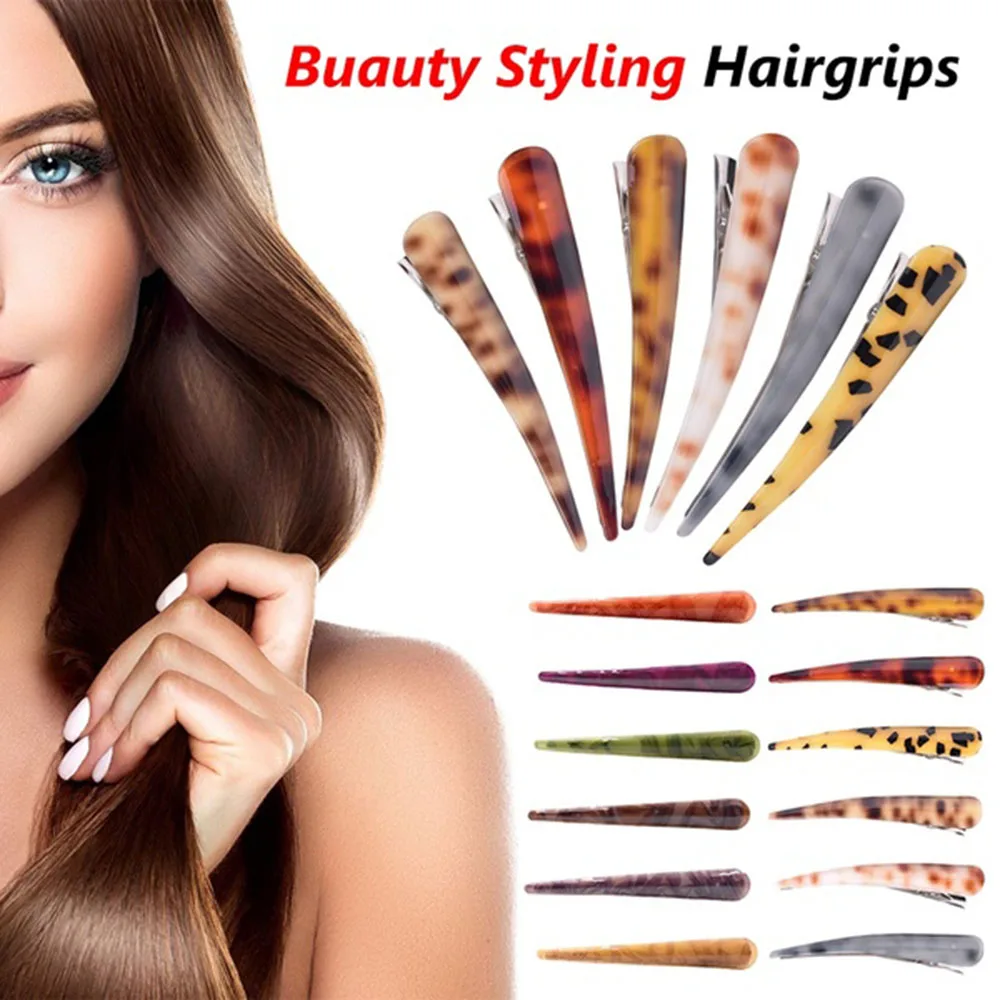 Акриловая заколка карамельного цвета Утконос для мытья лица аксессуары волос