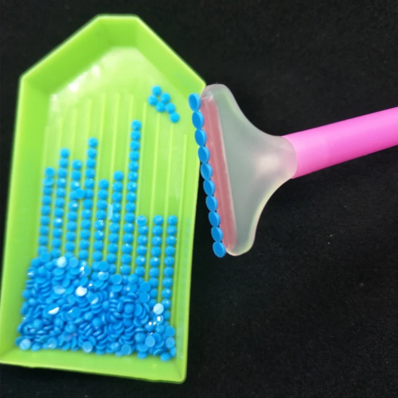 100 шт./лот алмазные аксессуары для рисования алмазная вышивка клей 2*4 см точечный