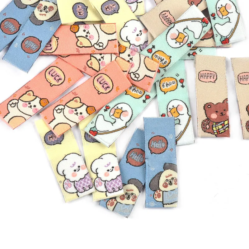 50 шт. этикетки для одежды с мультяшными животными | Дом и сад