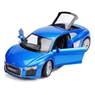 Welly 1:24 2016 Audi R8 V10 модель автомобиля имитация Красивая литая Игрушечная машина из сплава Модель автомобиля тянуть коллекцию