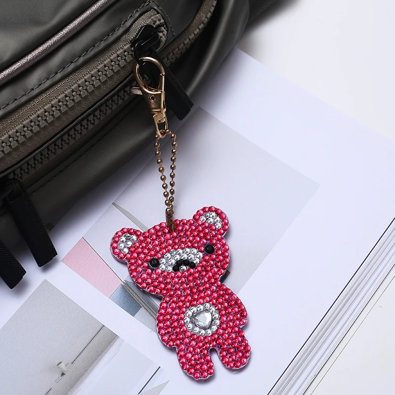 Лидер продаж 3/4/5 шт./набор набор брелоков с алмазной живописью алмазная подвеска