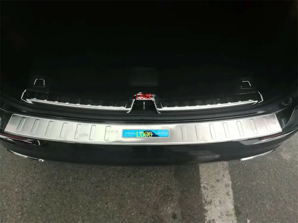 2 шт. Высокое качество 304 нержавеющая сталь Задний бампер протектор порога авто