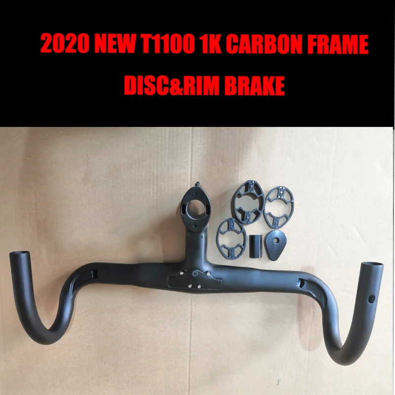 

2020 T1100 1k new F12 carbon road frame bike disc disk bicycle frameset handlebar size 42 - 59cm