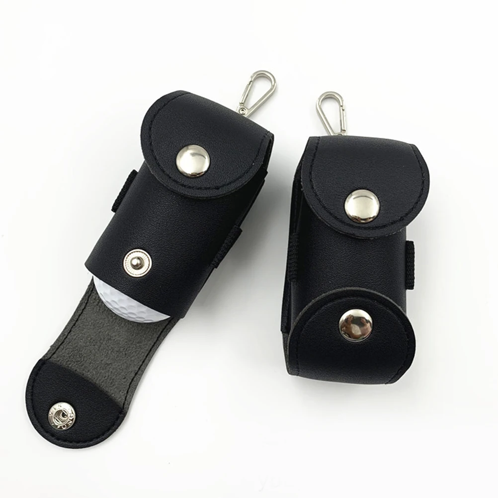 Портативная маленькая поясная сумка для мяча гольфа тонкая кожаная аксессуаров |