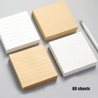 80 sheets vintage simple kraft memo pad posted it sticky notes planner sticker notepad office school supplies kawaii stationery
