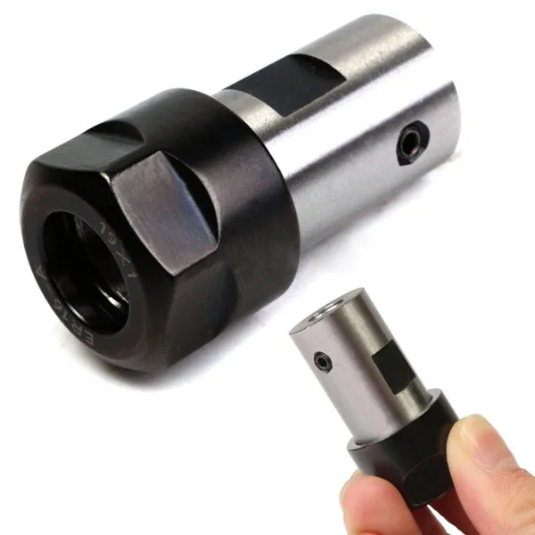 

10Pcs Er16 Spring Collet + Motor Shaft 8Mm Extension Rod Holder Cnc Milling Lathe Tool Engraving Machine