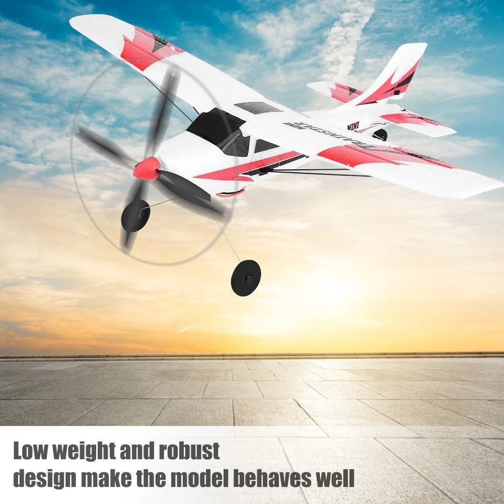 

Radio Control Airplane 2.4G 3CH Fixed Wing Plane Outdoor Long Distance Rubber Plane Remote Control RC Airplane Toy