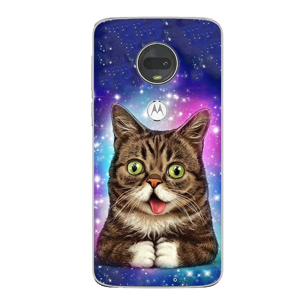 

Cat Dog Panda Case For Motorola Moto G7 G5 G8 G9 G10 G5S G6 E5 E6 E7 Plus Play Power Soft Silicone TPU Protection Phone Fundas