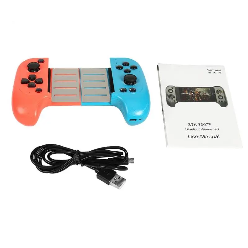 

2021 New 7007F Game Controller For Android/IOS Phone Tablet Windows PC Wireless Bluetooth Gamepad Extendable Joypad Joystick