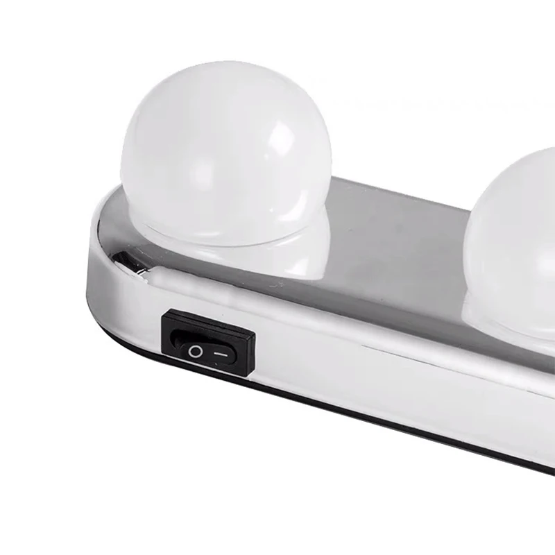 Description Picture 5 of itemHoneyFly Led Makeup Mirror Light  4 Bulb Suction Cup Installation Dressing Table Vanity Light Wall Lamp AA Battery Powered