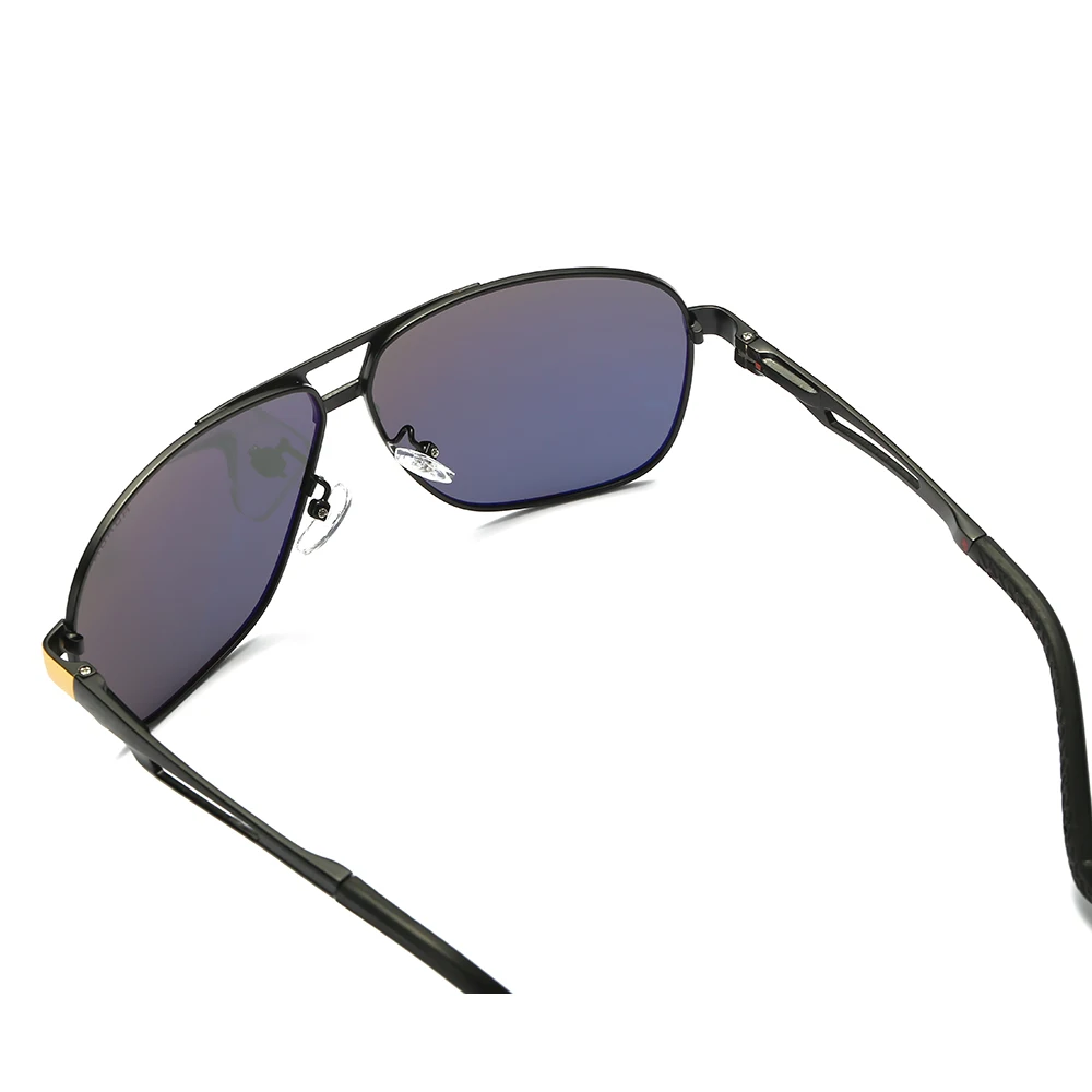 Мужские поляризованные солнцезащитные очки HD с зеркальным покрытием для