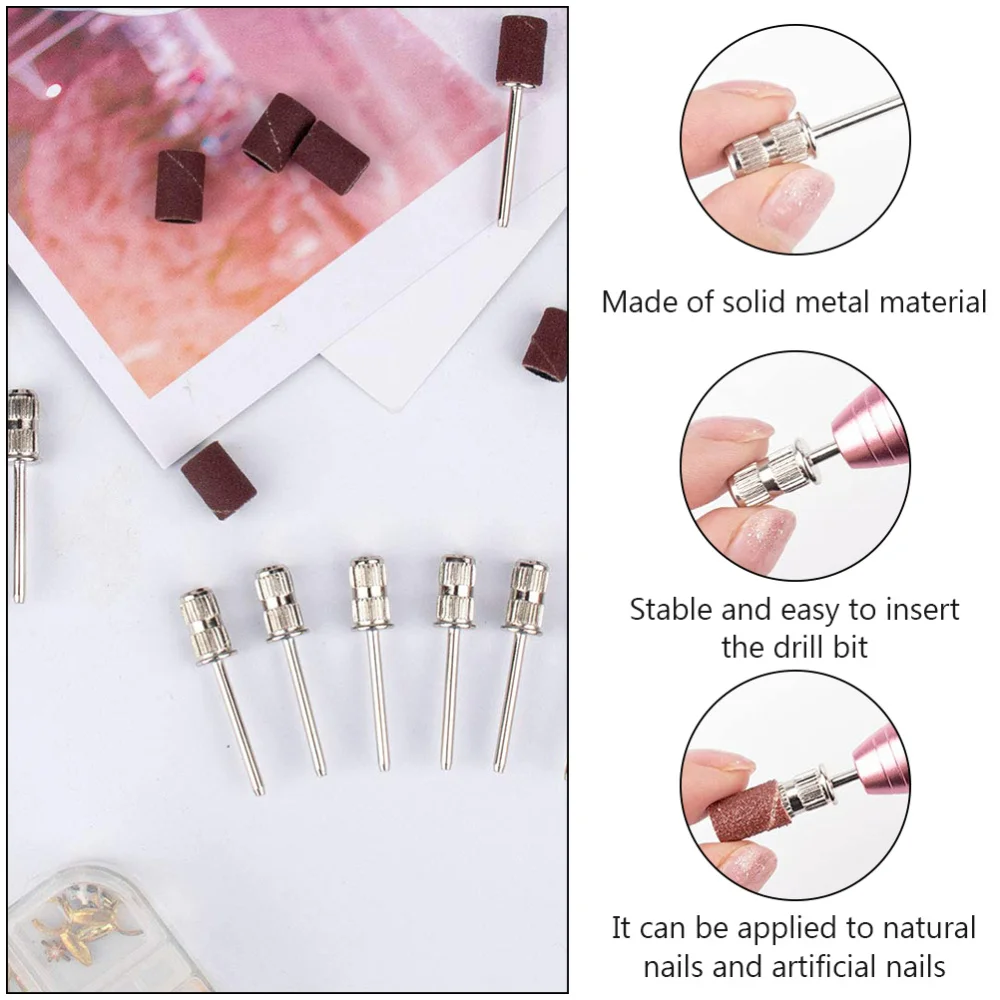 

12Pcs Practical New Grinder Nail Drill Bit Universal Polishing Machine Nail Tool