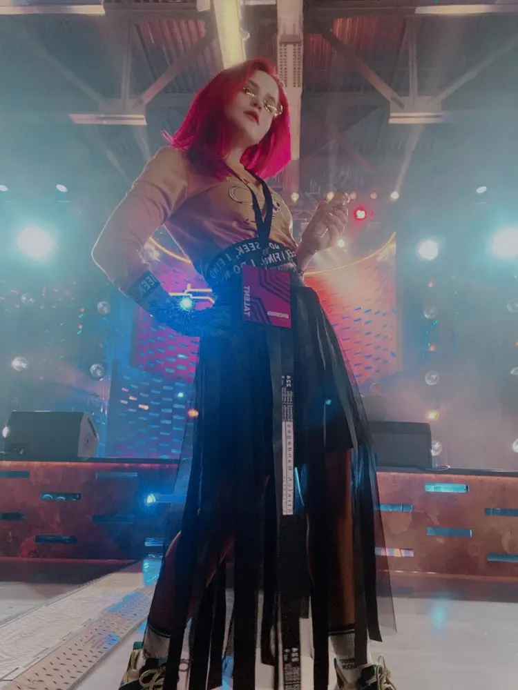 Женская юбка в стиле Харадзюку Готическая уличная с высокой талией панк|Женские