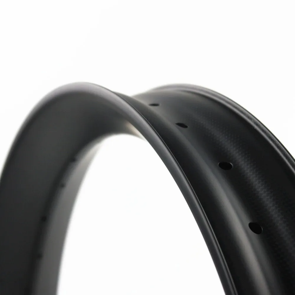 Verkaufen Carbon Fett Felge 80mm Breite 25mm Tiefe Für 24 Zoll Schnee Bike/Strand Bike Fatbike Räder Hookless Tubeless Reifen Felgen