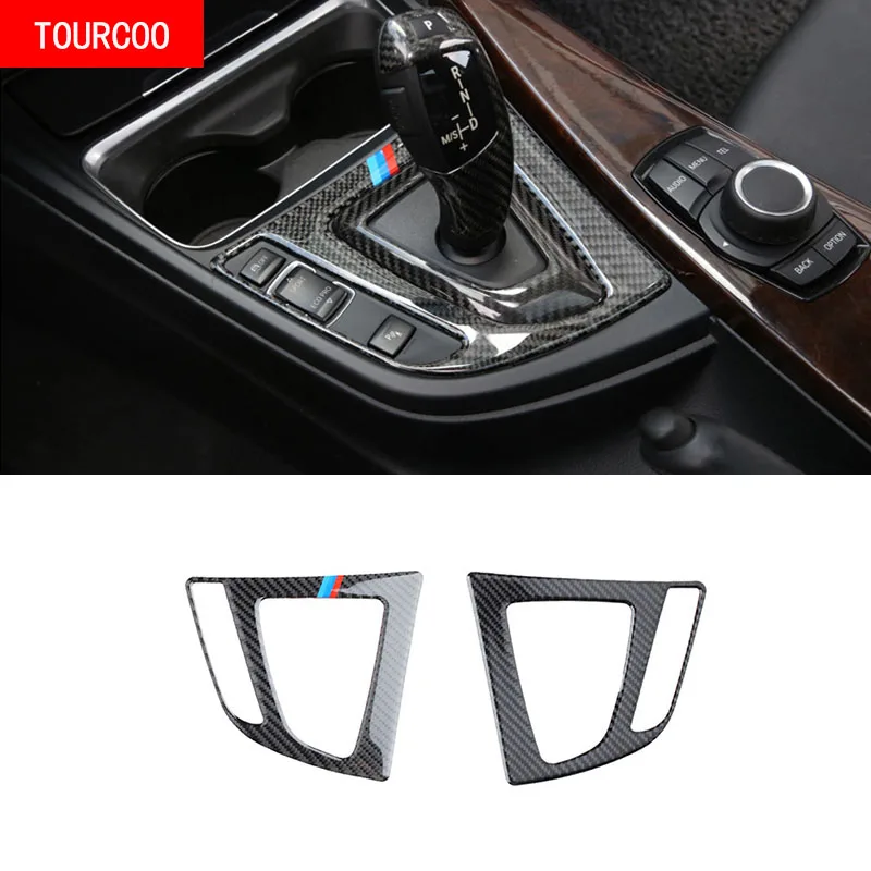 

Наклейка из углеродного волокна для BMW 3 серии F30 F34 2013-2018 левый руль правый руль переключение передач модифицированные аксессуары