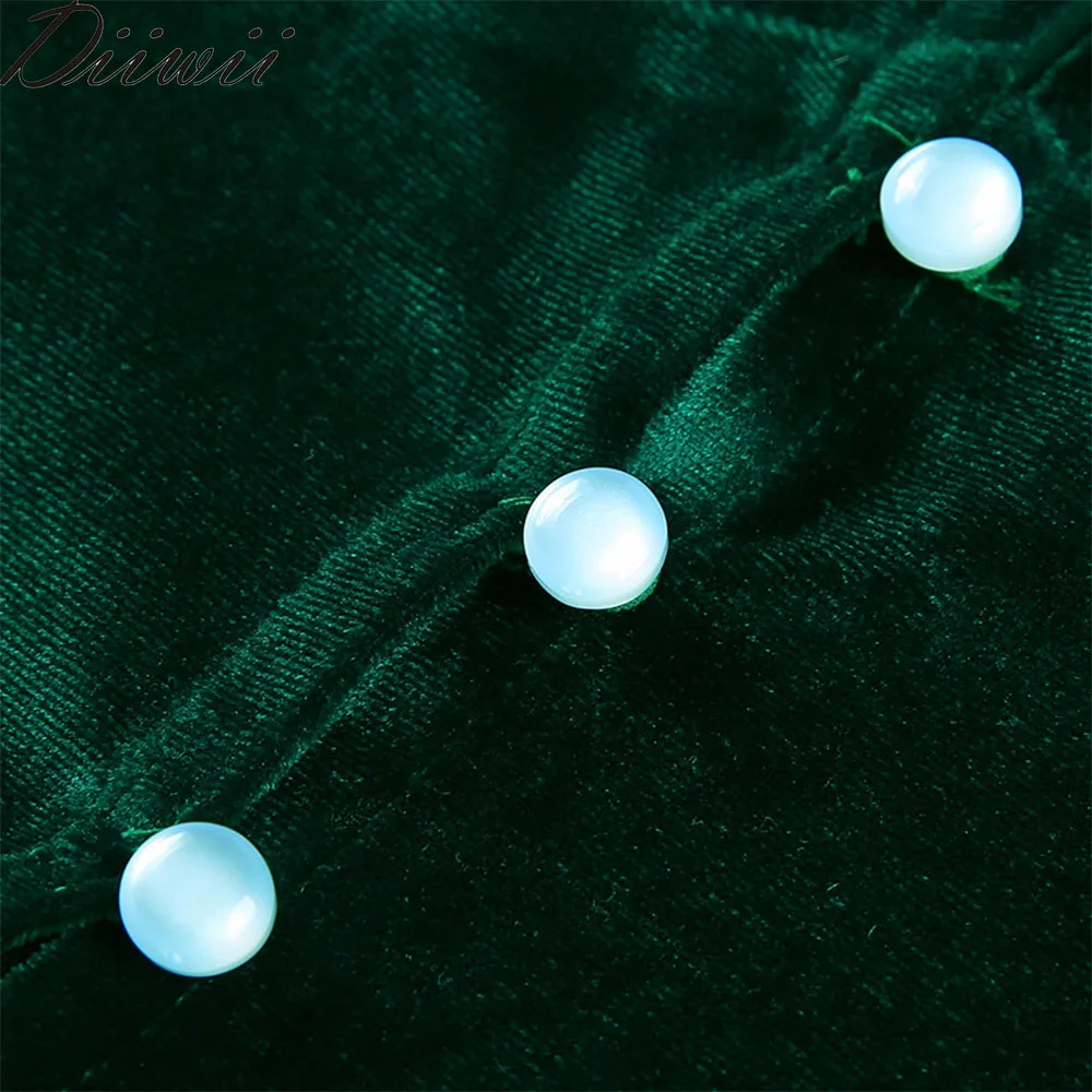 

DiiWii Woman Females T-Shirt Velvet V Neck Long Sleeve Cardigan Hot Style