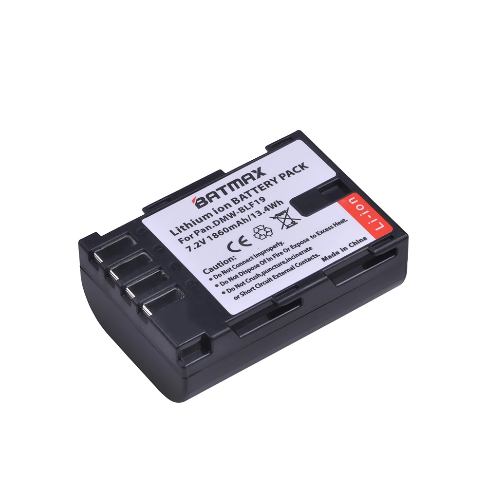

Batmax DMW-BLF19 DMW BLF19 BLF19 BLF19E BLF19e DMW-BLF19PP Battery for Panasonic Lumix GH3 GH4 GH5