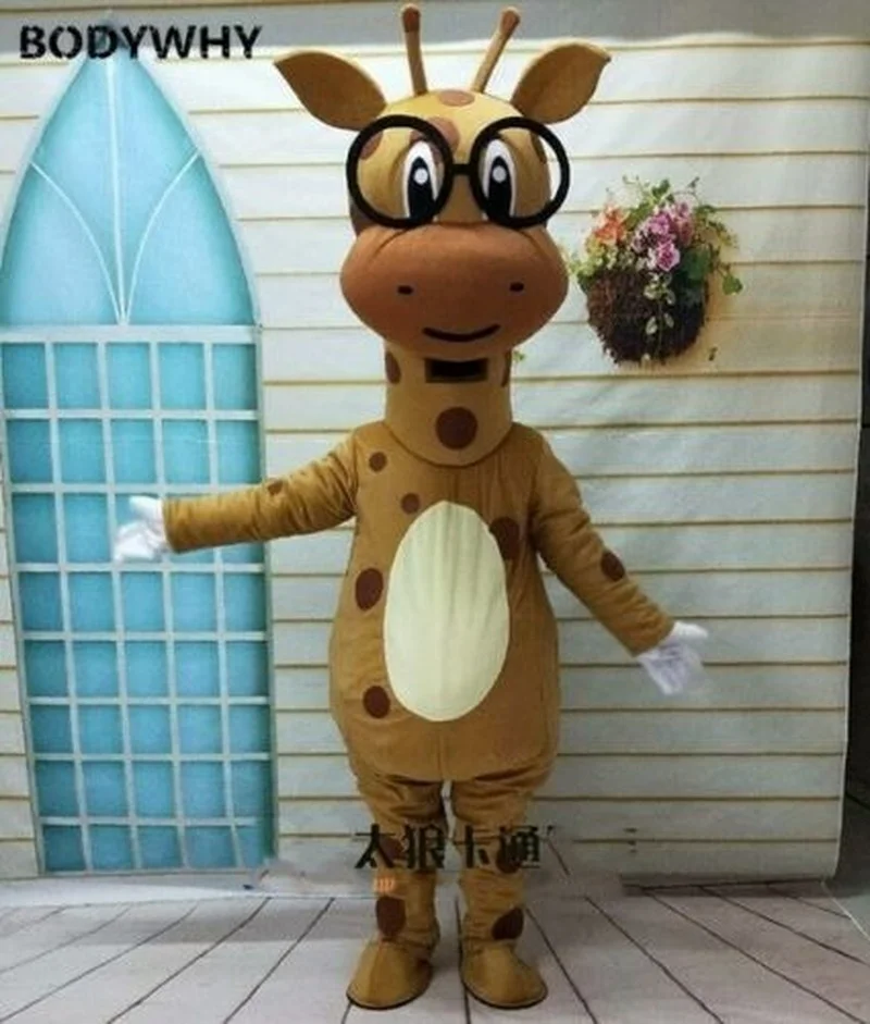 

Giraffe Mascot Costume Suits Cosplay Party Game Dress Outfits Clothing Ad