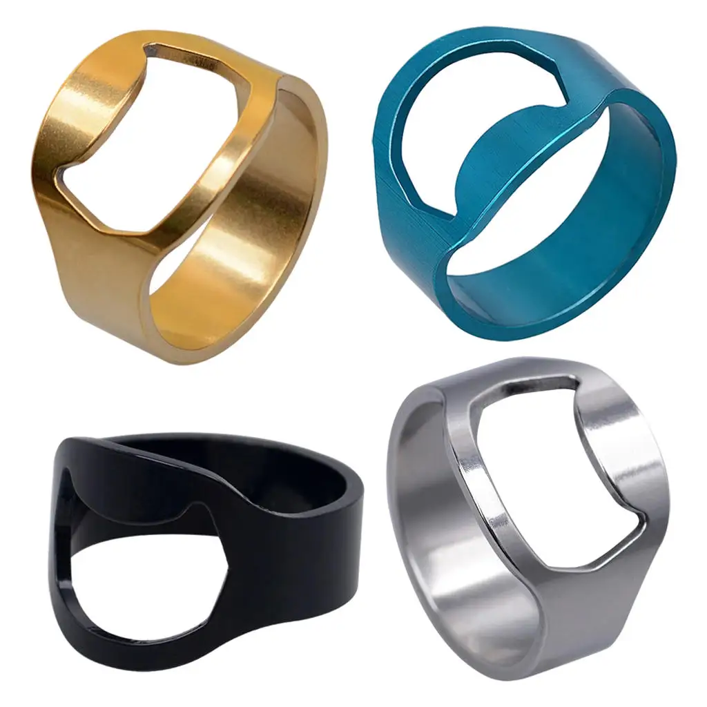 

4 шт., кольцо для открывания бутылок, из нержавеющей стали