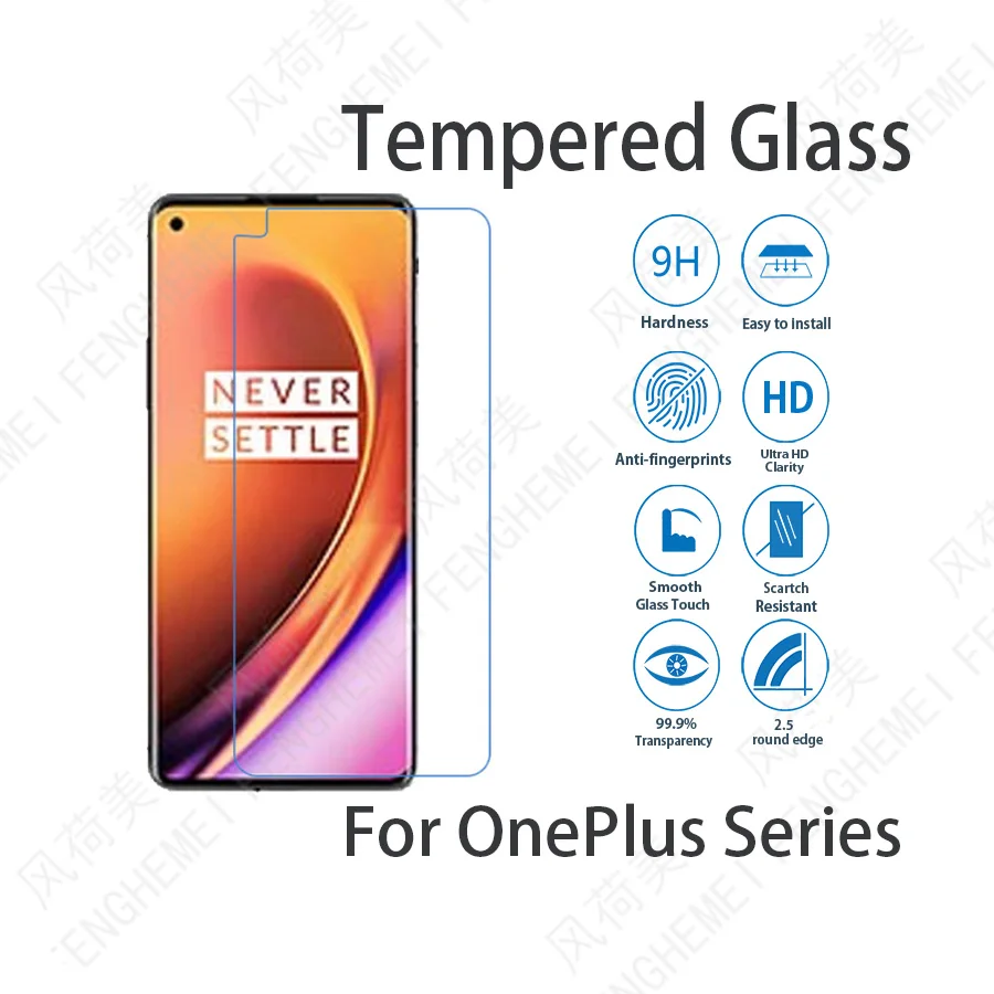 5 шт./лот закаленное стекло FENGHEMEI для Oneplus One Plus 1 2 3 3T X 5T 6 6T 7 Pro защита экрана|tempered glass