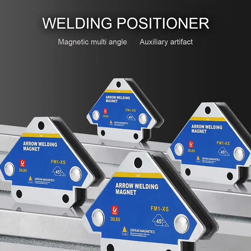 

2Pcs/Set Magnetic Welding Holders Angle Soldering Arrow Positioner Fixture Ferrite Auxiliary Locator Tools Welder