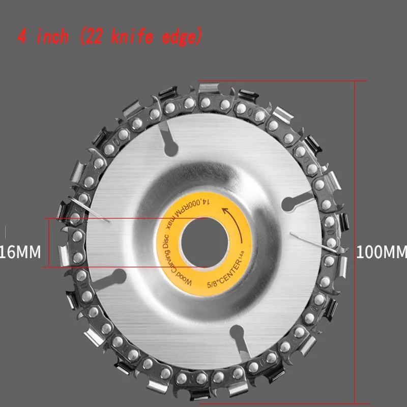 

Angle grinder woodworking chain plate wood slotted sawblade woodworking chain plate cutting piece