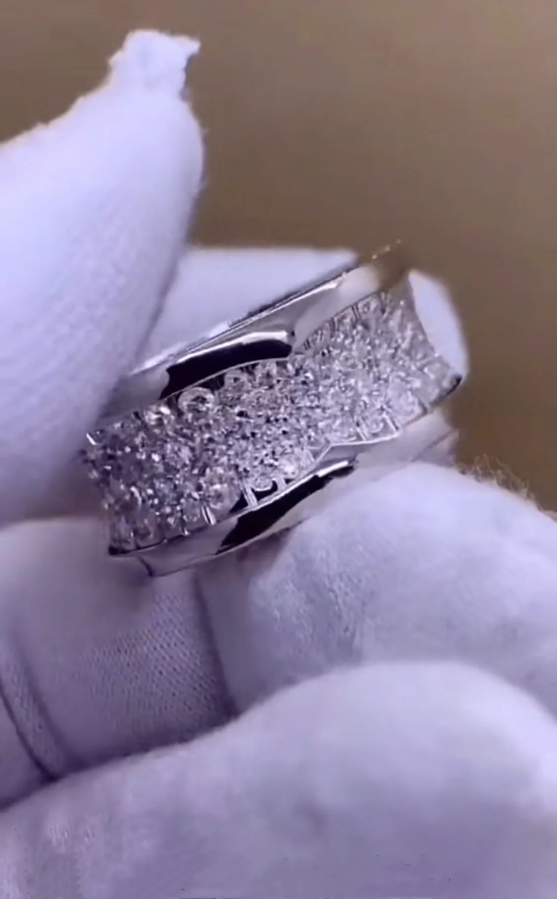 

925 sterling silver luxurious senior ring Ms. Party holiday gifts