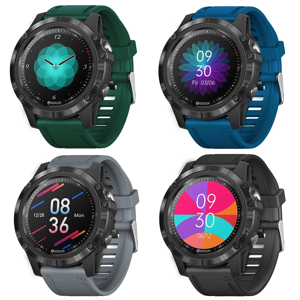 

3S Smart Watches HD Color Touch Screen Lightweight Waterproof Watches Smart Health Fitness Monitor Watch for Zeblaze VIBE