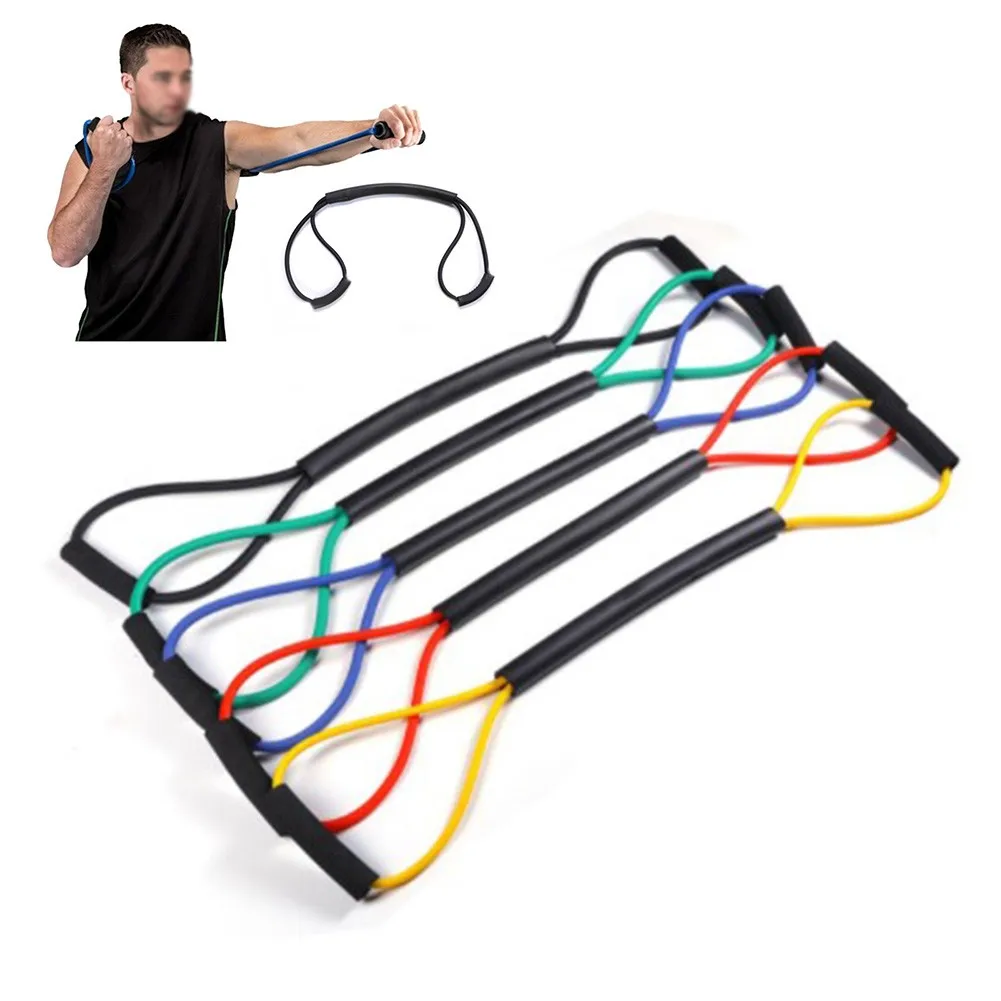 

MMA Boxing Resistance Bands Rubber Speed Training Pull Ropes Shadow Muay Thai Karate Workout Power Strength Strap Gym Equipment