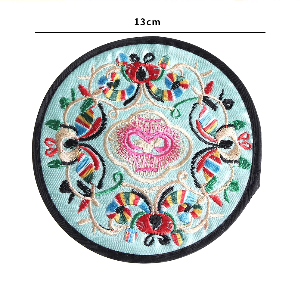 Подставки для скатерть стаканчик в китайском стиле с круговой вышивкой 16 видов |