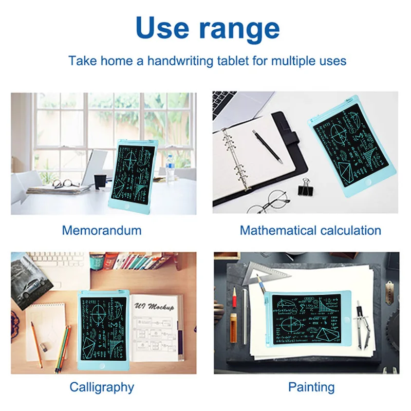

8/10 Inch LCD Writing Tablet Kids Drawing Learning And Games Portable Color Electronic Graphic Board Birthday Gifts For Child