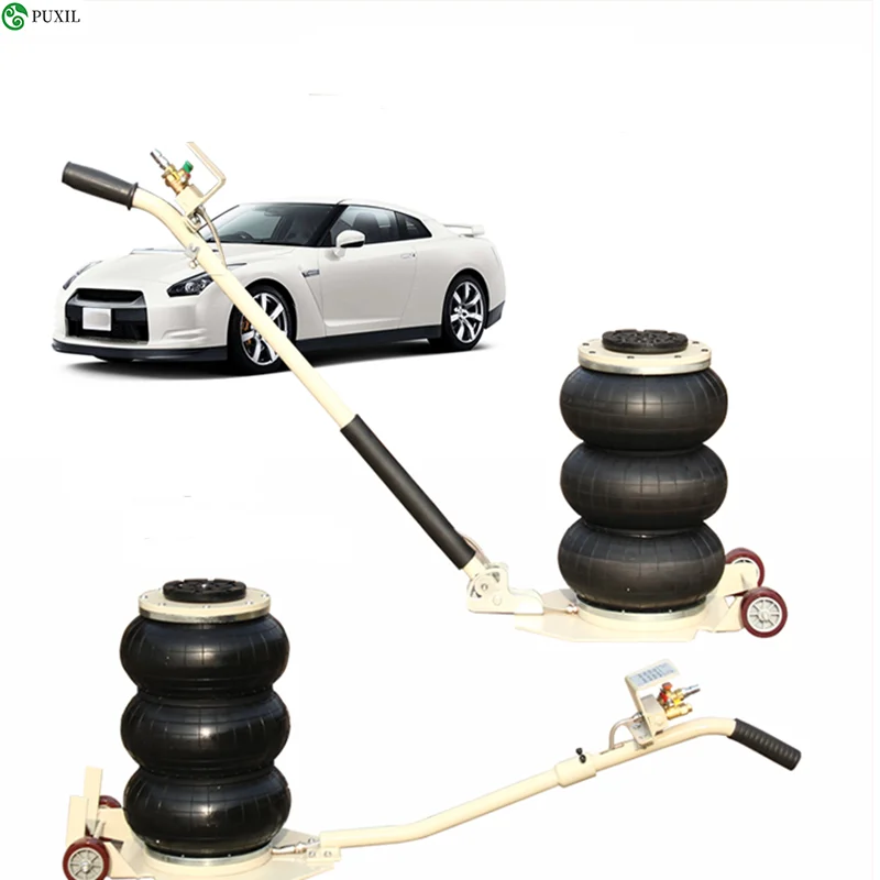 

Adjustable 3 ton pneumatic jack lifting stand