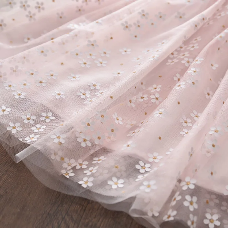 

Bear Leader Girls Flowers Casual Dresses New Summer Kids Fashion Princess Mesh Costume Children Party Fancy Vestidos 3-8 Years