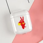 Tigray мир Африка гордый флаг прозрачные чехлы для Apple Airpods 3 2 1 Наушники Bluetooth беспроводной Чехол для Airpods Pro Coque