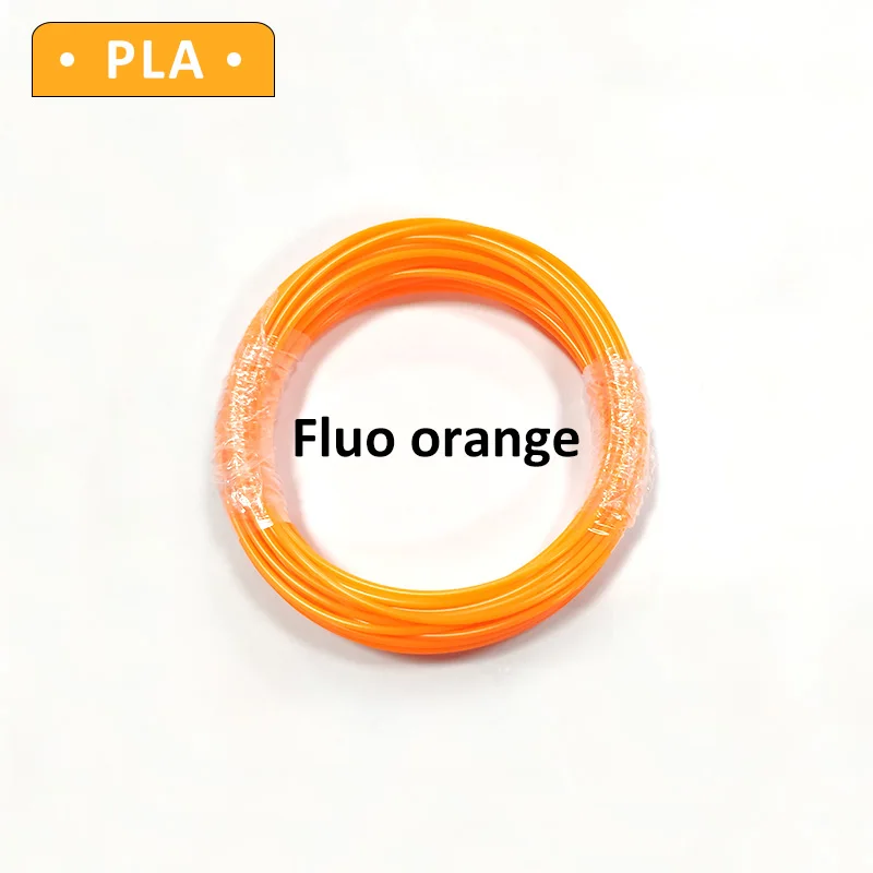 Fluo orange Сублимационная pla нить abs 3d принтер светится в темноте пластик 1,75 мм impresora resina для ручек abs filamento дешево - Цвет: Fluo orange