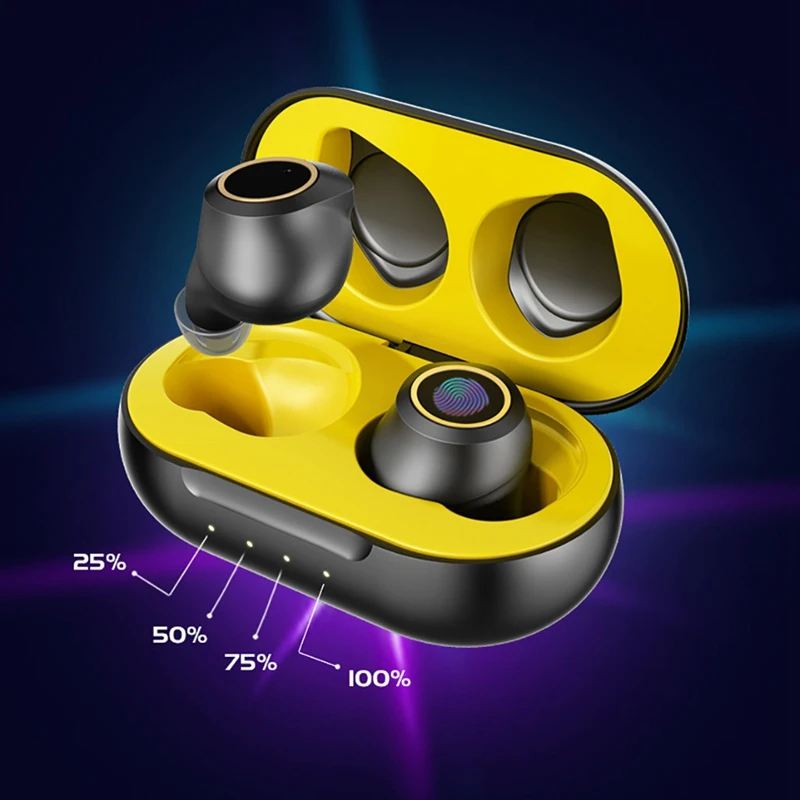 Bluetooth гарнитура G100 5 0 True Wireless два вкладыша портативная беспроводная с коробкой
