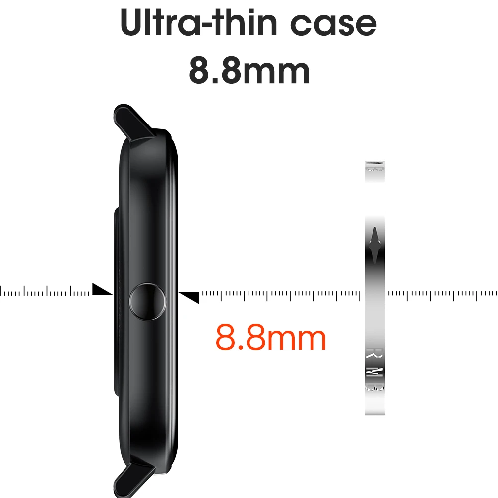 

2021 Men Smart Watch 1.58 Full Touch Screen Heart Rate Blood Pressure Monitor Women Bluetooth Bracelet For Android IOS PK W46 P8