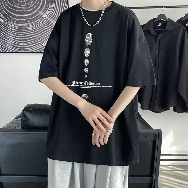 Privathinker Harajuku забавная графическая мужская футболка Летняя повседневная с