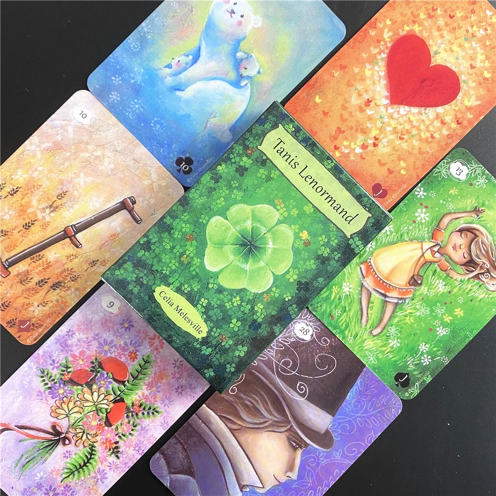 The Scrying Ink Lenormand-это палуба с 36 карманами для карт таро и карты Для Таро-карт - купить