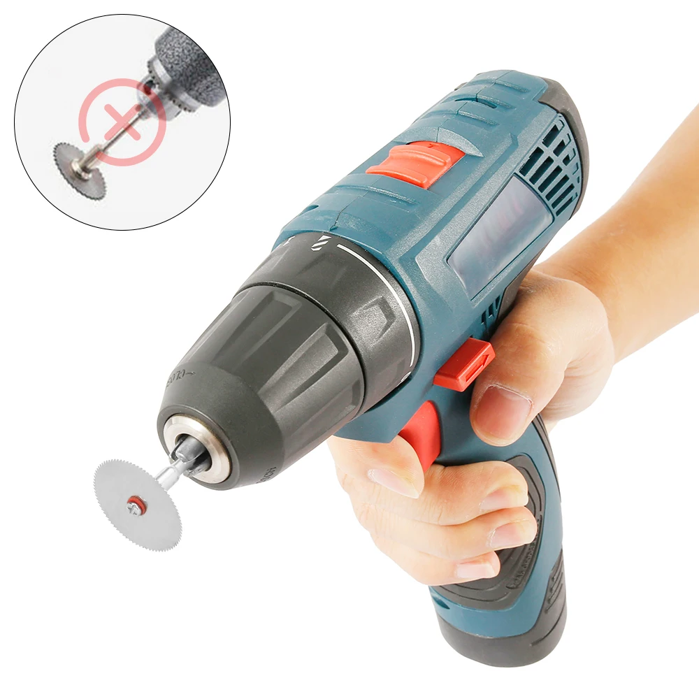 10 шт. мини циркулярная пила Blad + 1 стержень Dremel вращающийся режущий диск