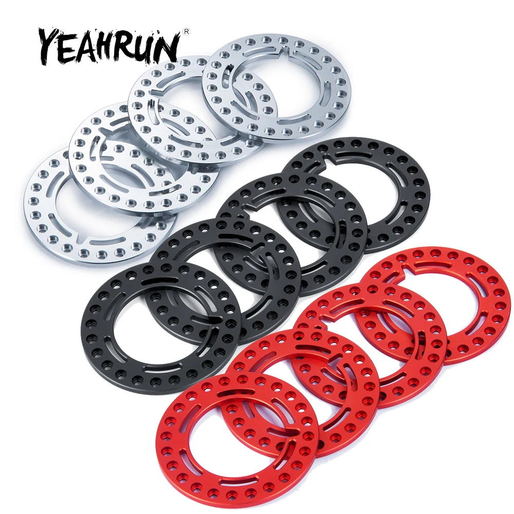 

YEAHRUN, 4 шт., наружное кольцо из алюминиевого сплава 1,9 дюйма # F для Axial SCX10 D90 CC01 1/10, Радиоуправляемый гусеничный автомобиль 1.9, детали