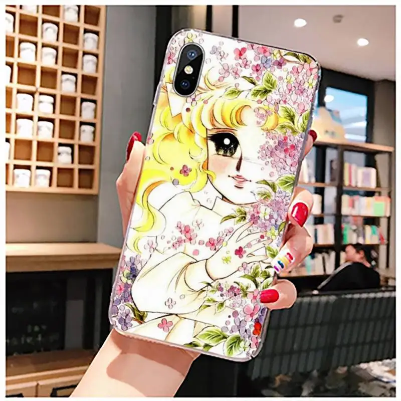 

Anime Manga Candy Phone Case Transparent for iPhone 11 12 mini pro XS MAX 8 7 6 6S Plus X 5S SE 2020 XR