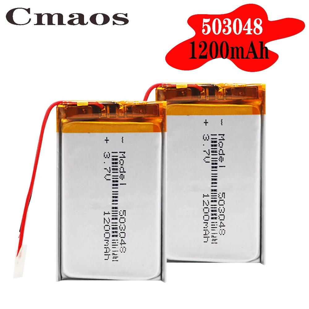1/2/4 шт. литий-ионные аккумуляторы 48x30x5 мм 503048 1200 мАч 3 7 в | Электроника
