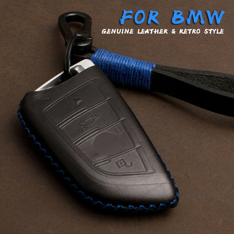 1 шт. новые домашние тапочки из натуральной кожи для автомобильных ключей чехол