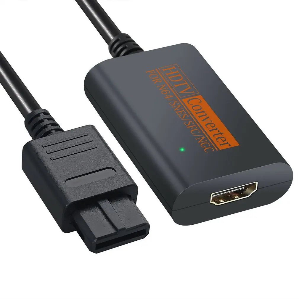 

For NGC/SNES/N64 To HDMI-compatible Converter Adapter For Nintend 64 For GameCube Plug And Play Full Digital Cable